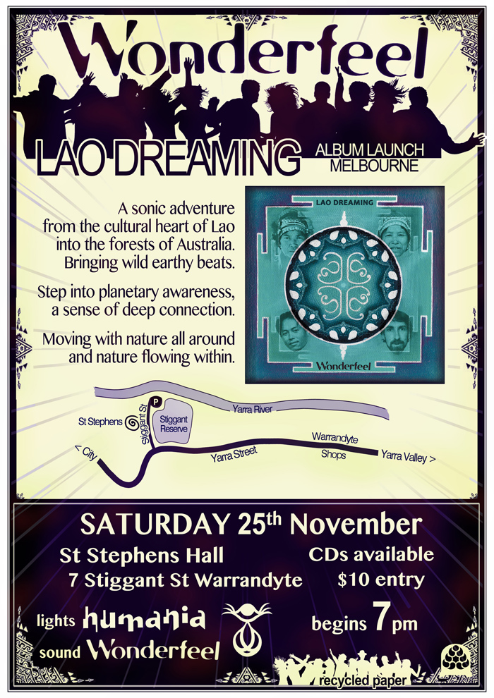 Wonderfeel Lao dreaming Launch in Melbourne Australia